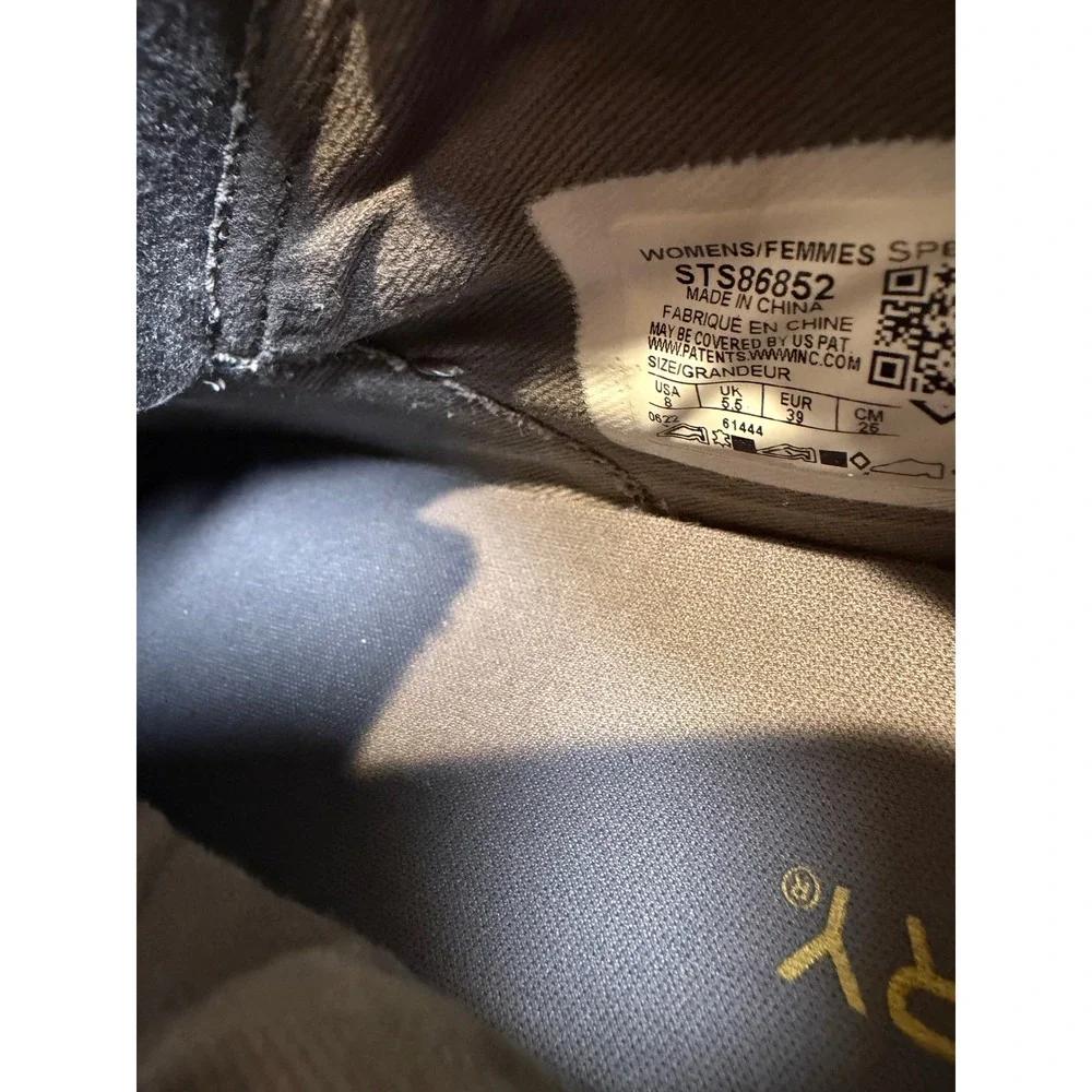 Sperry Topsider Zip Up Sneaker Womans Size 8 Grey‎